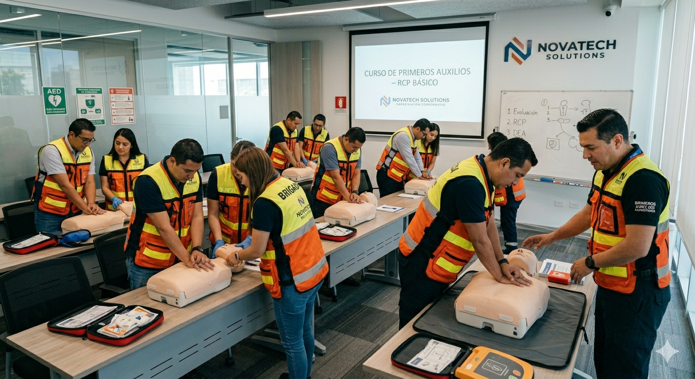 Capacitación de brigadas y primeros auxilios en Lerma · Formación de brigadas